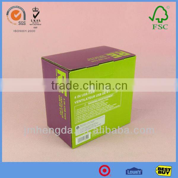 Easy Set-up Heavy Duty Large Corrugated Cardboard Box With Personalized Picture