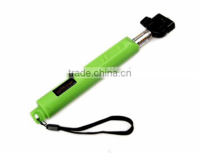 Wireless bluetooth monopod mobile phone stick selfie Z07-5B tripod with zoom in and out