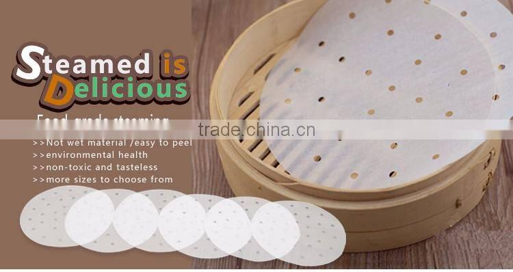 FDA approved non-stick high heat resist food grade steaming paper Dim Sum paper
