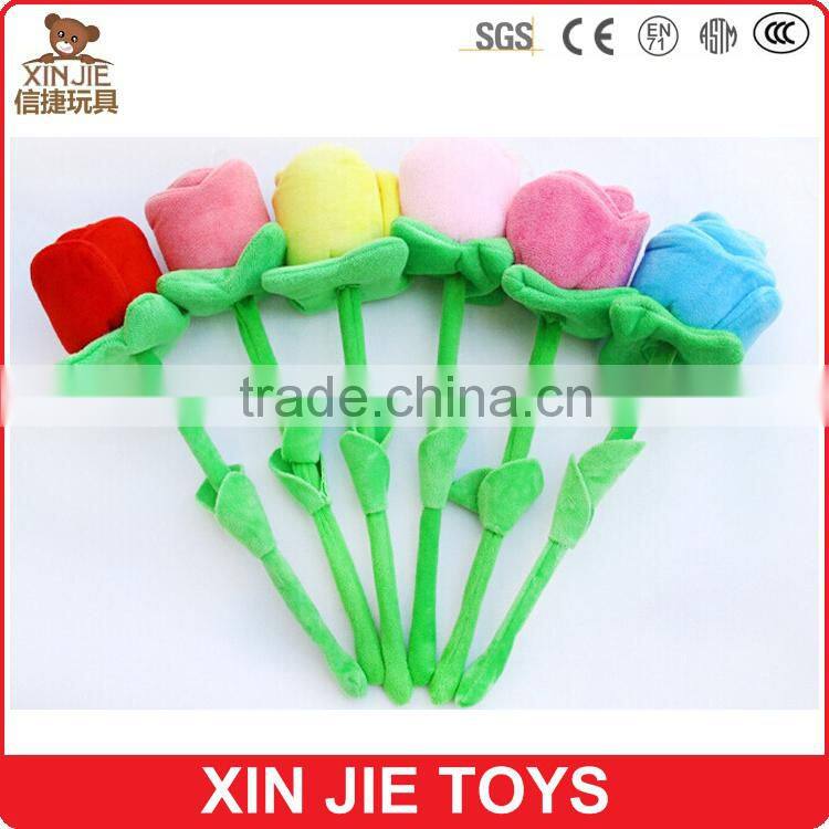 nice plush rose toy soft blue rose toy good quality stuffed rose toy