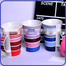 Wholesale 12oz Ceramic barrel shaped coffee mug