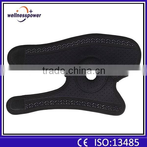 2016 Factory Black Neoprene Rubber Adjustable Elbow Support Tennis Arthritis Sleeve Brace Sports