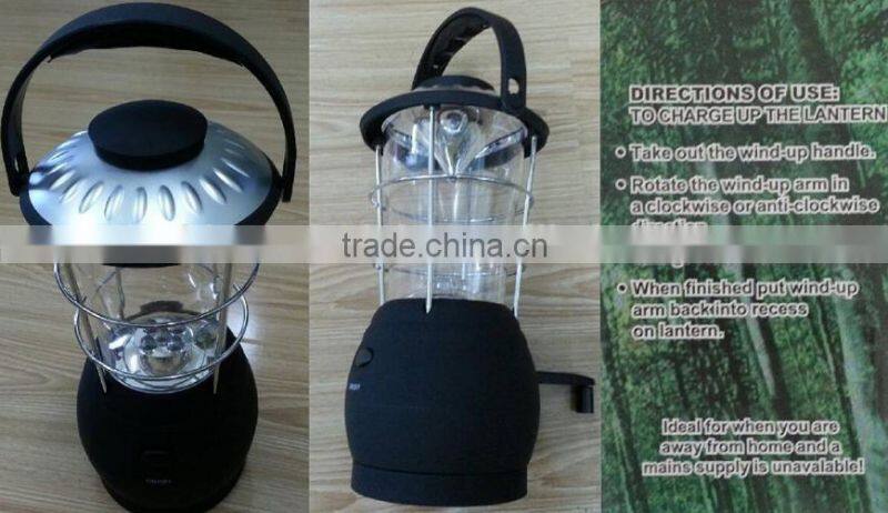 Dynamo Hand Crank LED Lantern Outdoor Camping Lantern