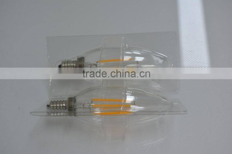 200lm led fialment bulb with tail candle lamp