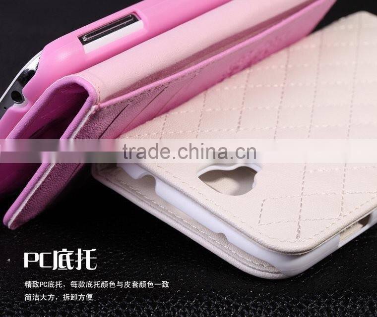 Whosale sheep leather Case for Samsung S4