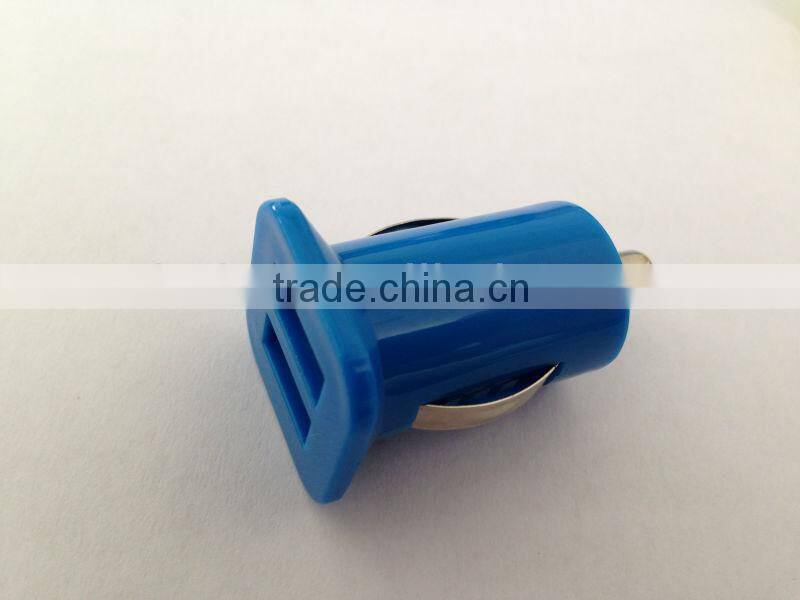 Colorful 2 USB Port DC Auto Charger for Smartphones and Tablet