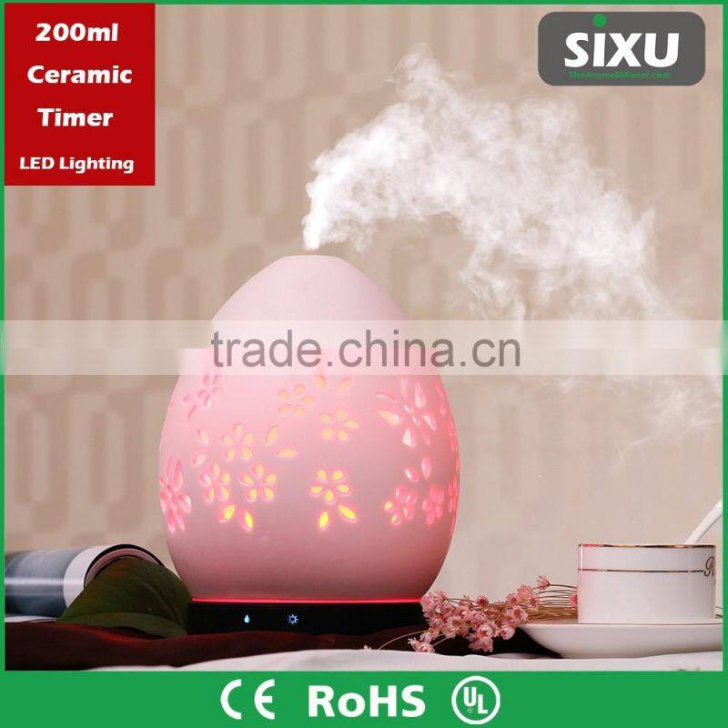 Essential aroma diffuser, ultrasonic fragrance nebulizer, led mist generator