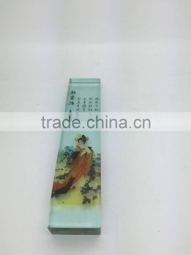 2015 New Design Paperweights, High Quality Customized Glass Crystal Paperweight