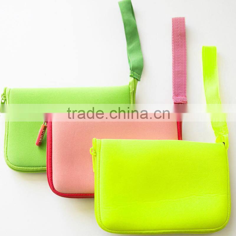 Wholesale neoprene pencil bag for kids student pencil bag