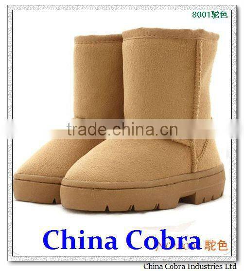 newest hotsale leather baby snow boots winter boots kids boots