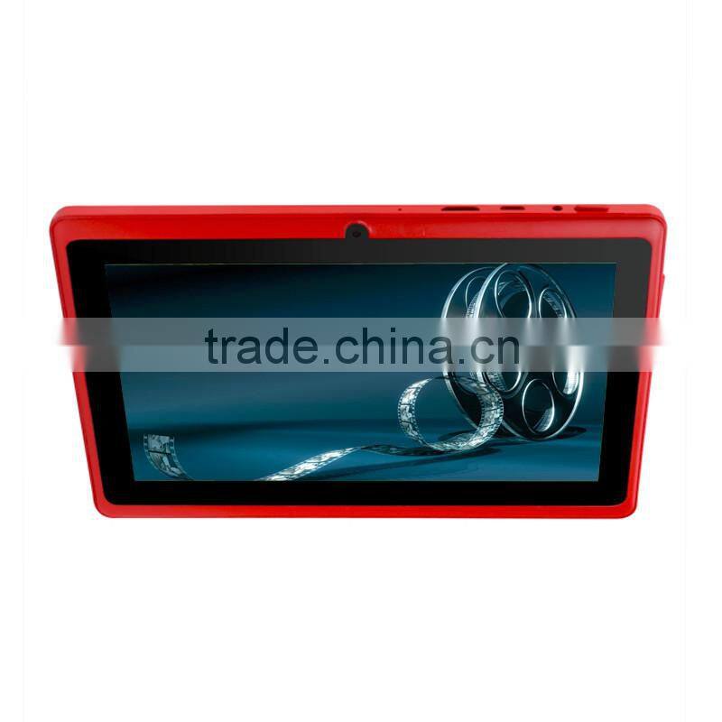 China manufacturer Q8 tablet pc with front and back camera, quad core 7inch tablets