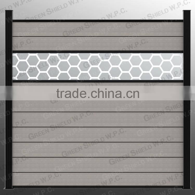 WPC/Wood Plastic Fence/Enclosure Wall 1.8m/2.0m