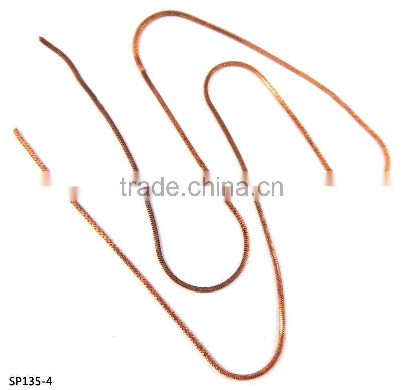 Round Shape Brass Snake Chain for jewelry making