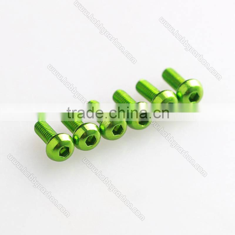 standard M3 aluminum screw,OEM customized screw,button head screw