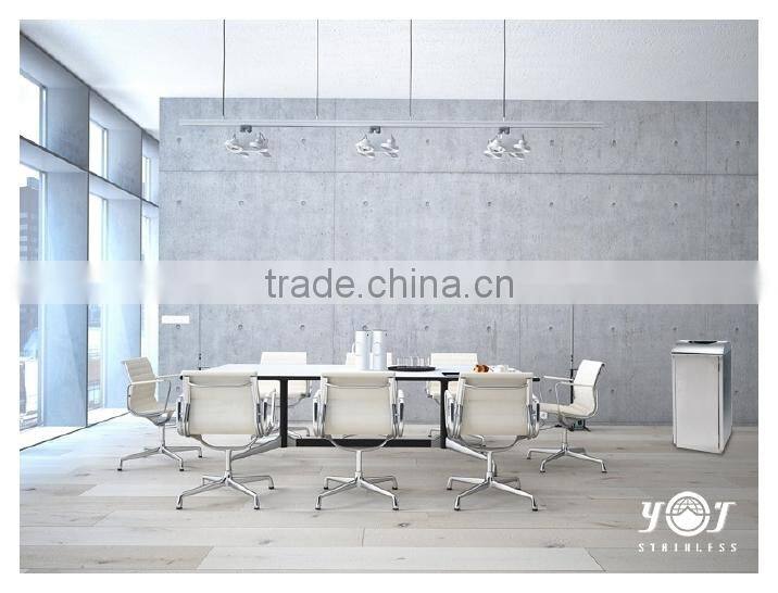 High Quality Stainless Square Dustbin Design Public Dustbin