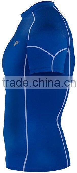 88% polyester 12% spandex mens dry fit compression t shirt