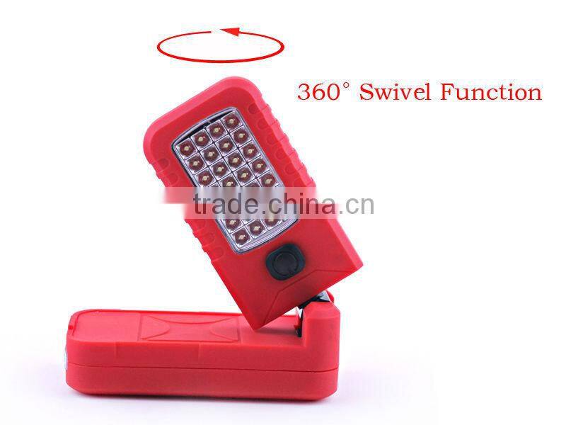 BT-4325 Multitunction Foldable 28+4 LED Work Light with Magnet and Hook