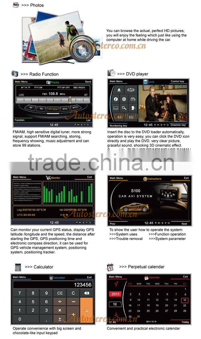 7 inch Car Stereo GPS Navigation car DVD player Headunit car stereo sat nav for Hyundai Elantra Avante