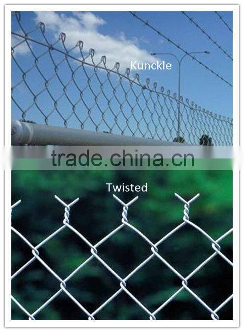 9 gauge chain link fence