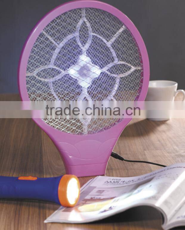 Folding electric mosquito swatter