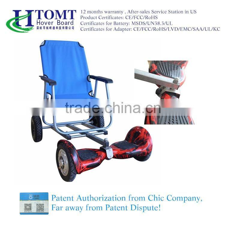 Htomt 2016 New products outdoor sporting hoverkart for two wheel electric hoverboard scooter go kart for kids & Adults gift toy