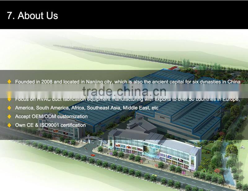 Good price Multifunctional pittsburgh lock forming machine , Square Duct Machine , Duct Making Machine