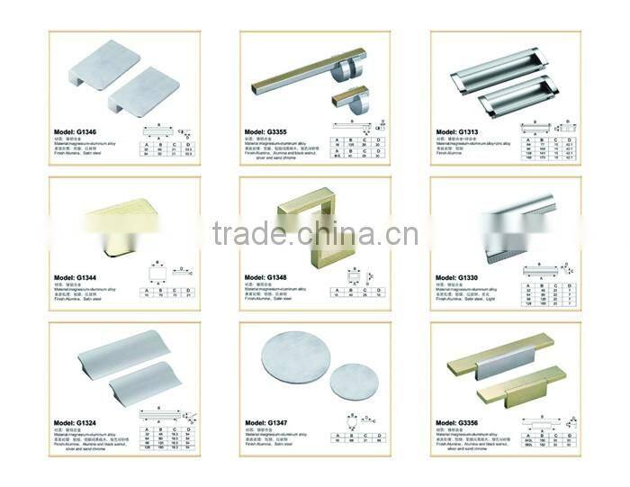 Hot Sell Wholesale Waredrobe Aluminum Handles