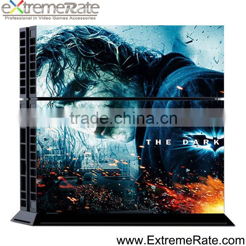 Popular OEM Vinyl skin stikcer for PS4 console controller skin joker face
