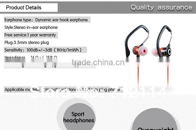 ULDUM Sport Earphone and Headphone with microphone for free shipping