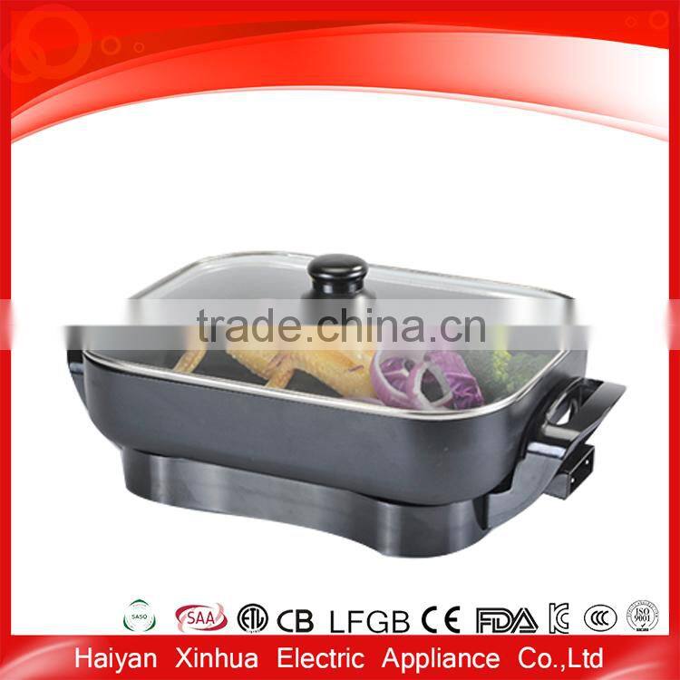 Deep Electric Cooking Home Nonstick Frying Pan