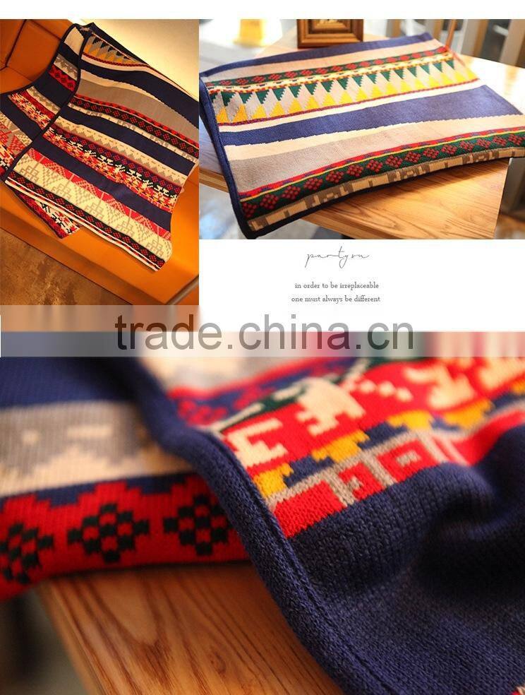 2015 Christmas winter cashmere sacrf