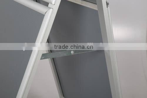 Double Sided Aluminum Poster Display Stands with Header, Pavement Sign Stands
