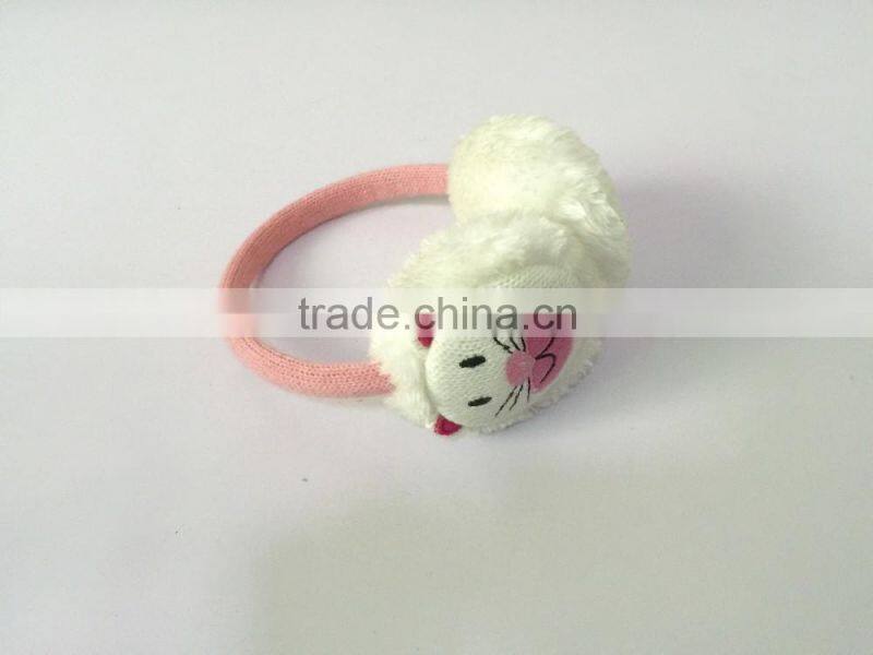 Fox / owl / Rabbit / Leopard Cartoon children knitted plush winter Warm children Telescopic earmuffs 2016 children accessories