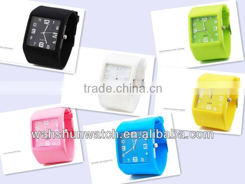 the full color watch mens wrist silicon watch 2013