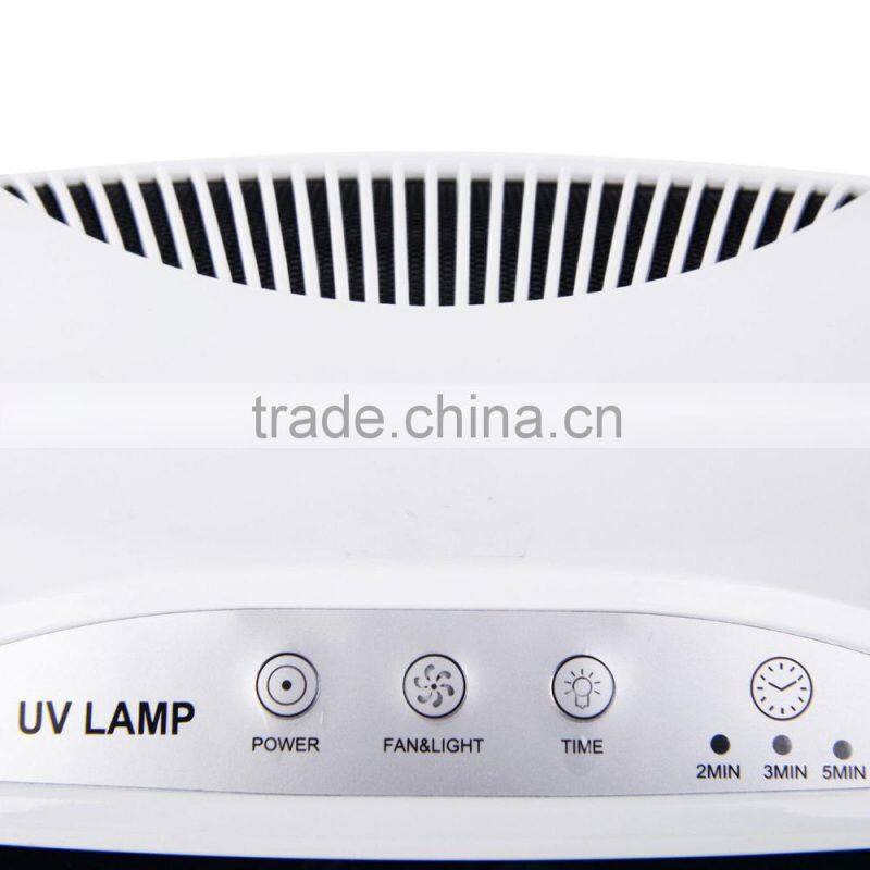 Powerful 54 watts UV Gel Nail Dryer Machine Gel Curing UV Light with timer and fans , can cure both hand and foot