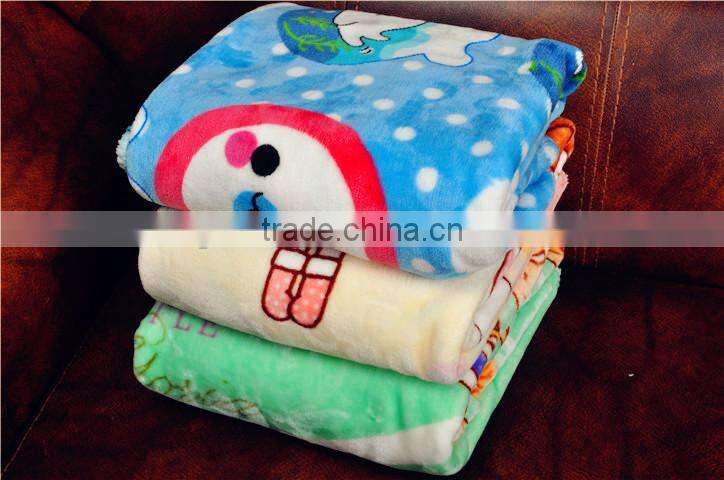 baby blanket Cartoon printed fleece blanket blanket baby