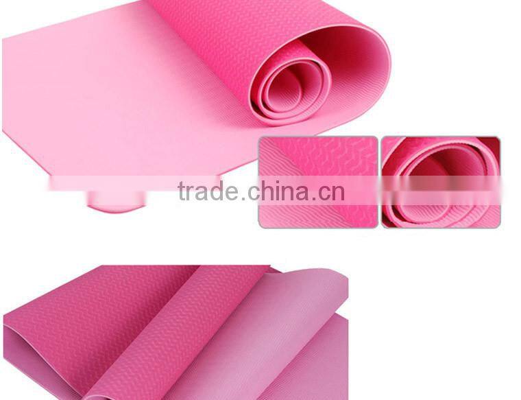 Yoga & Pilate Type Double-sided Non-slip 6mm Thick Yoga Mat