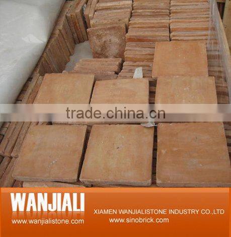 Black terracotta tiles