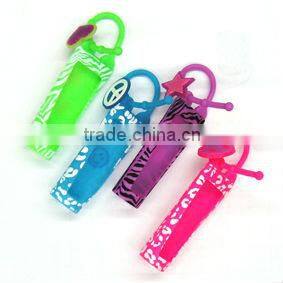 newest colorful peace sign gold powder silicone reflective slap bracelet