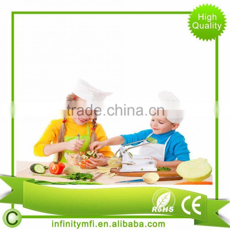 Amazon Best Sale Premium French Fry Cutter/Potato Slicer Includes 3-in-1 Brush & Cleaning 2 Blades Kitchen Homemade Fries