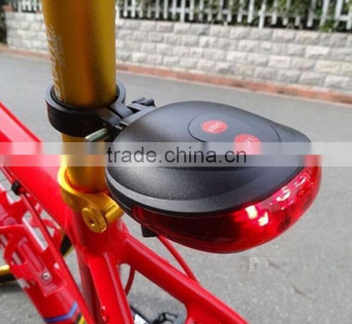 Best selling 5LED bicycle rear light /bike tail lights /bicycle laser light