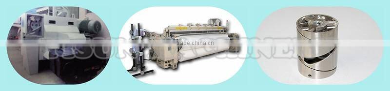 High speed low cost air jet loom with two to six colors mixed free weft