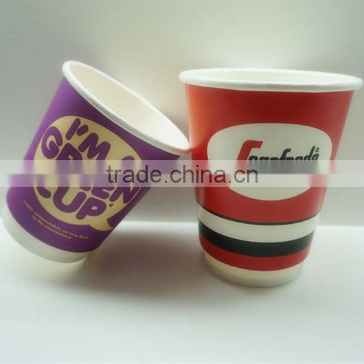 12oz Eco-friendly PLA Double Wall Compostable cups