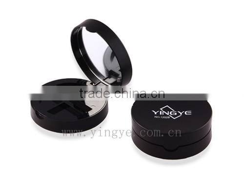 Two color empty waterproof stamping compact powder case