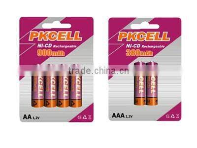 1.2V 400mah AA Ni-Cd rechargeable battery pack 4.8V AA 600