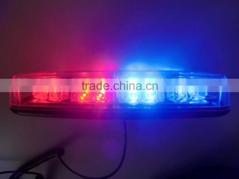 LED warning light bar, Auto MiNi LED light bar , LED emergency light bar(SR-MIB-117G), 0.75W per LED by 40 PCs LED. W Magnet