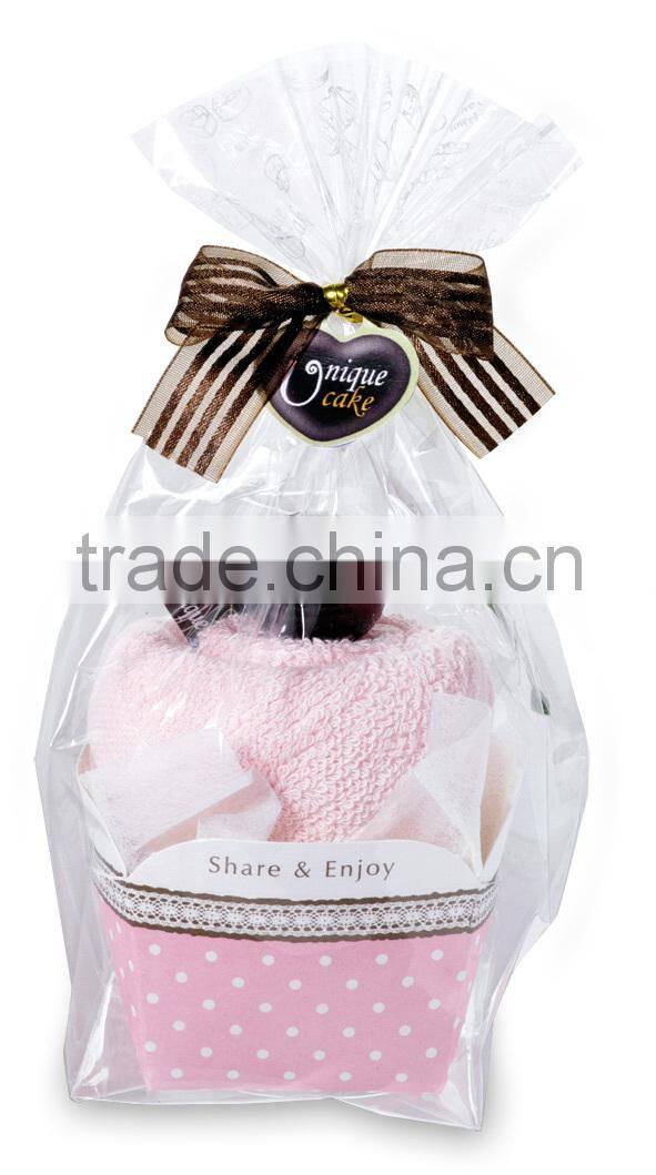 Chocolate Cherry Sponge Cake Towel