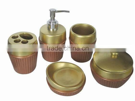 kids resin bath accessories set