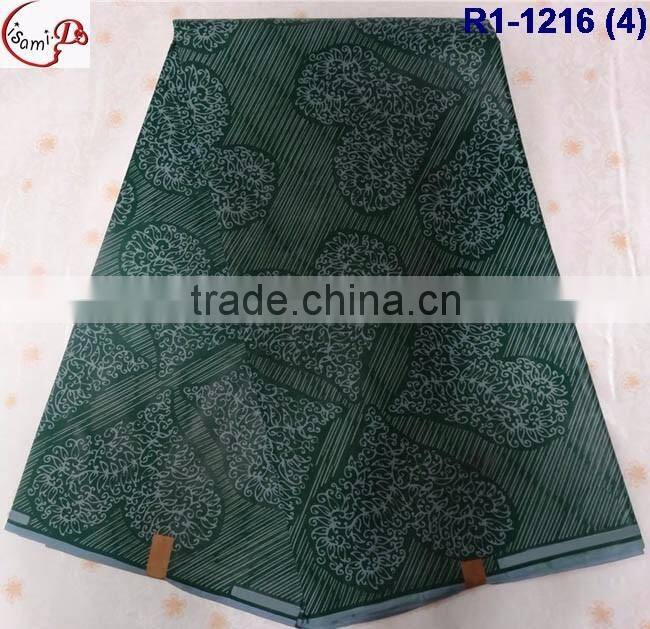 R1-1216 (1-4) new arrival Jacquard style Real java wax african wax print fabric wax