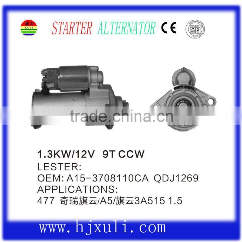 Top quality rebuilt Car starter motor FOR Iveco OEM:A15-3708110CA